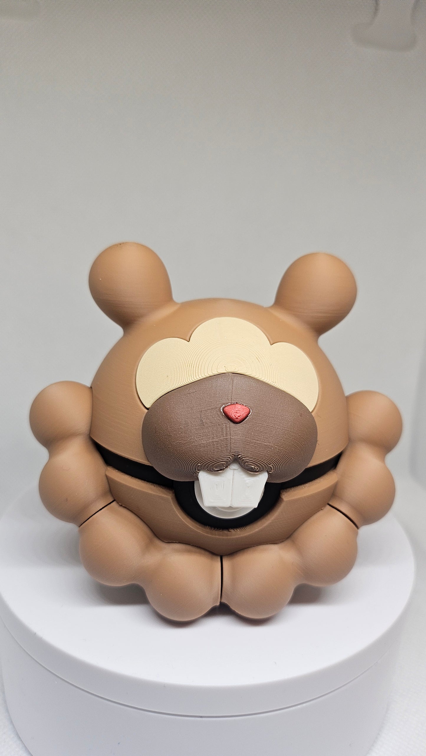 #0399 Bidoof Ball - 3D Printed Pokéball (7 cm)
