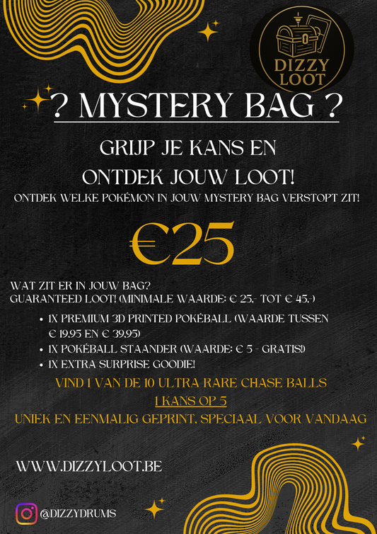 De Officiële Dizzy Loot Mystery Bag - Gegarandeerde Pokéball & Extra's!