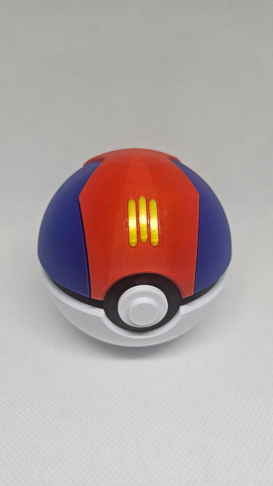 Lure Ball – 3D Printed Pokéball (7 cm)