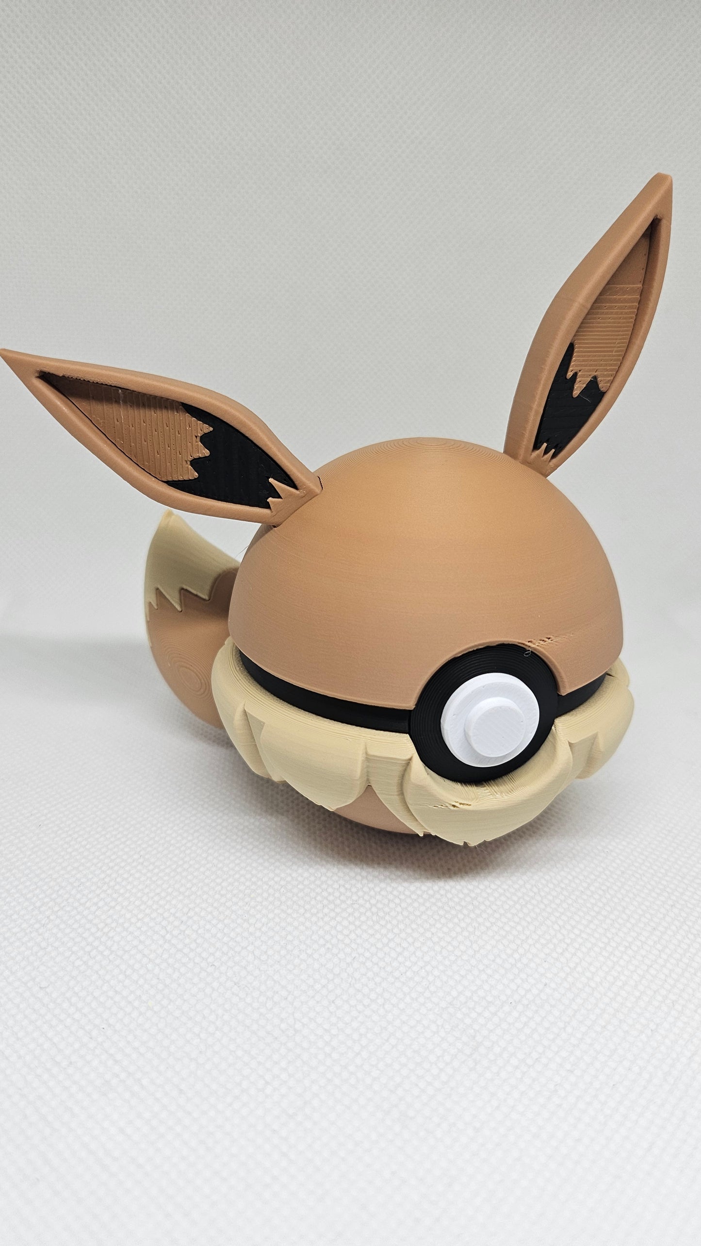 #0133 Eevee Ball – 3D Printed Pokéball (7 cm)