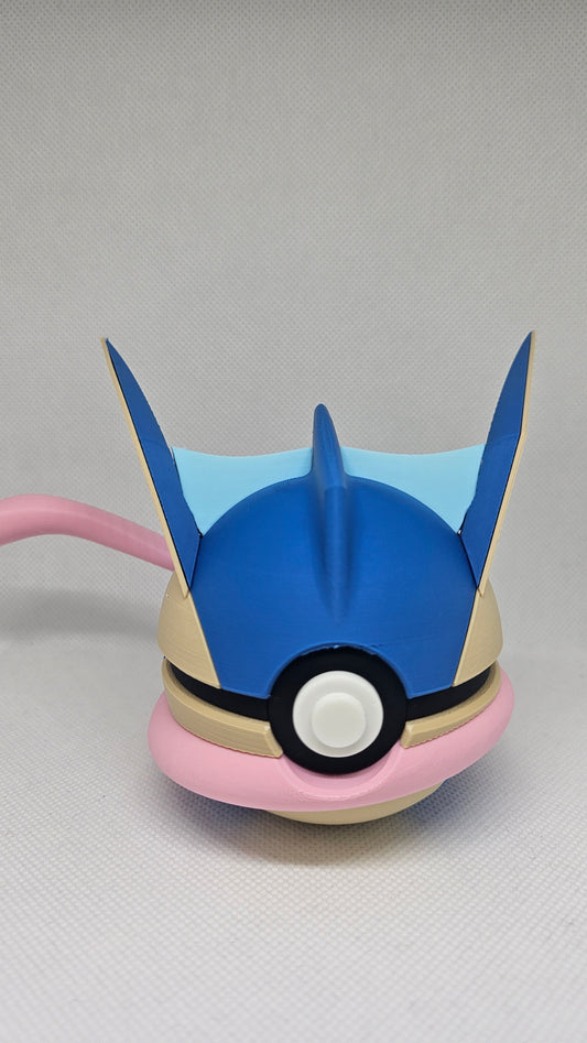 #0658 Greninja Ball – 3D Printed Pokéball (7 cm)