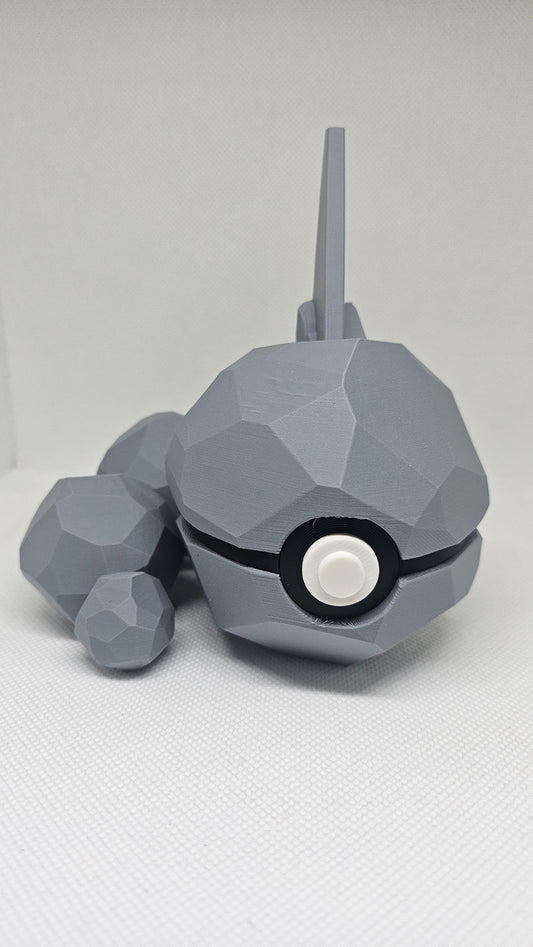 #0095 Onix Ball – 3D Printed Pokéball (7 cm)