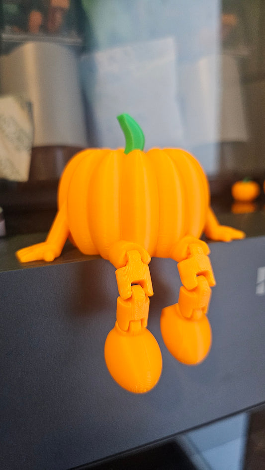 Halloween Zitpompoen – Met Bungelende Beentjes 🎃🦵