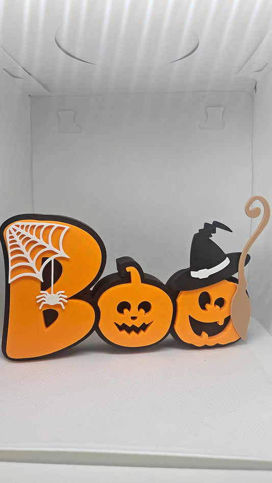 Halloween “Boo” Decoratie – 3D Printed