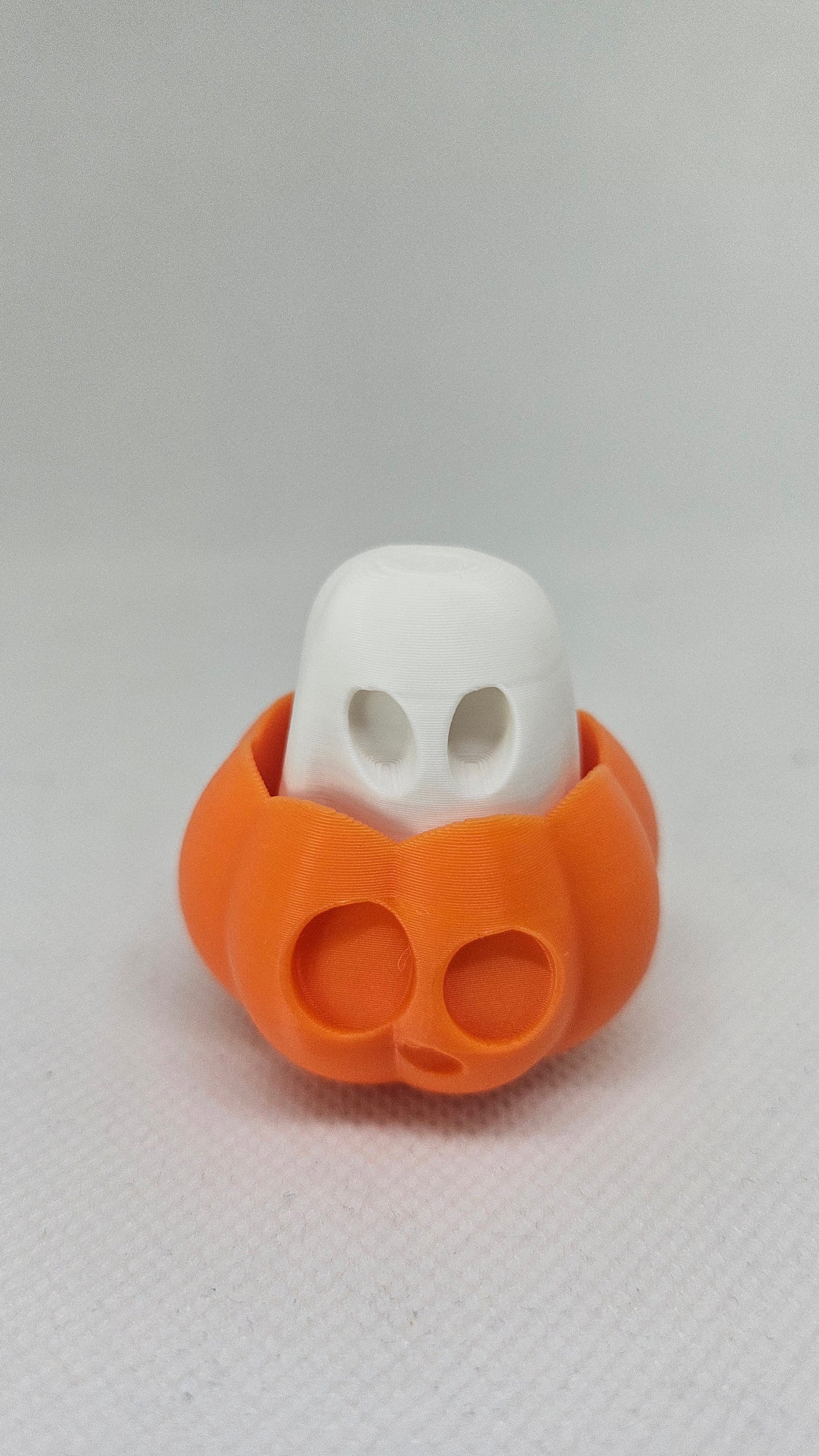 Halloween Ghost in Pumpkin – 3D Printed Clicker
