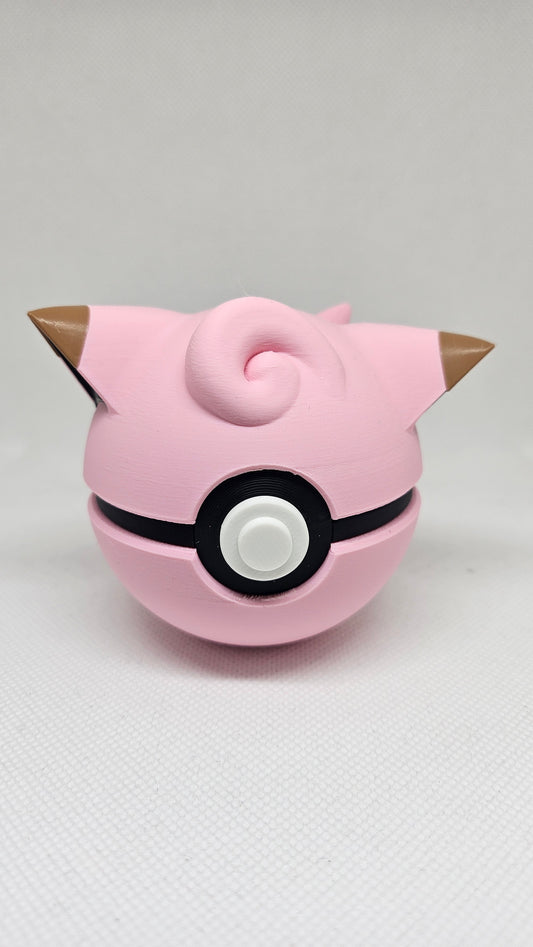#0035 Clefairy Ball – 3D Printed Pokéball (7 cm)
