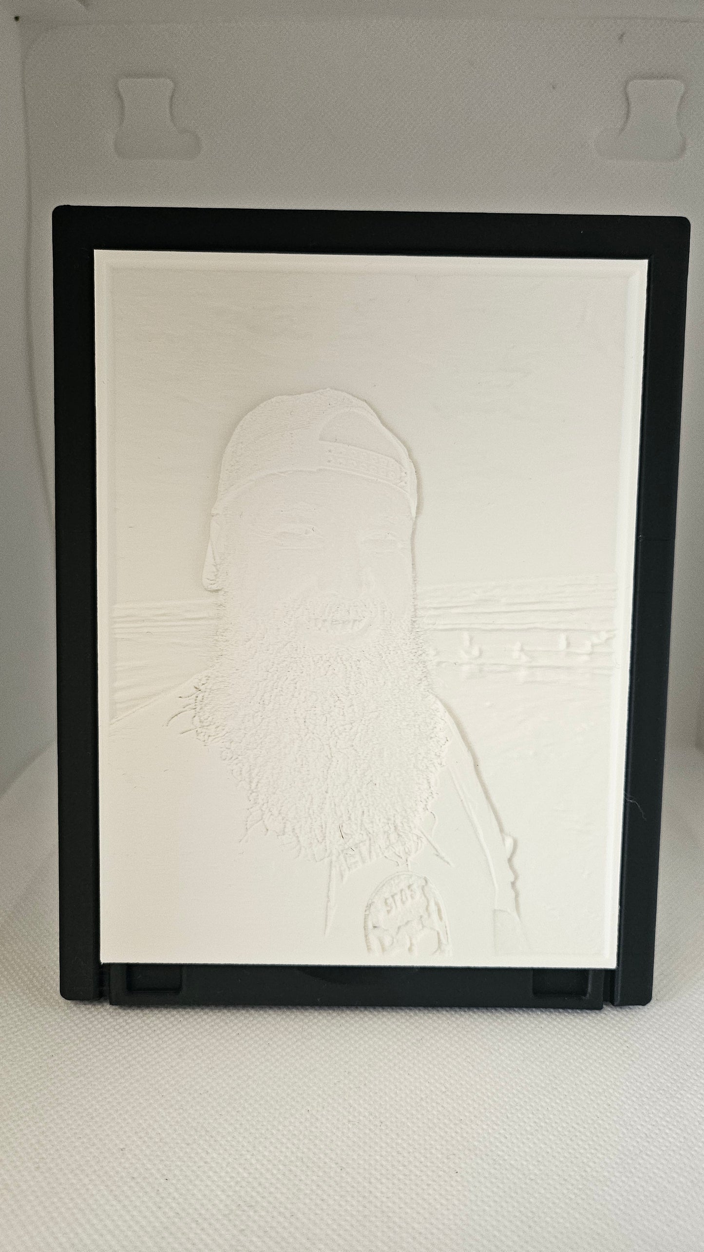 ✨ Gepersonaliseerde Litophane in Wit – Jouw Foto in Licht (met LED)