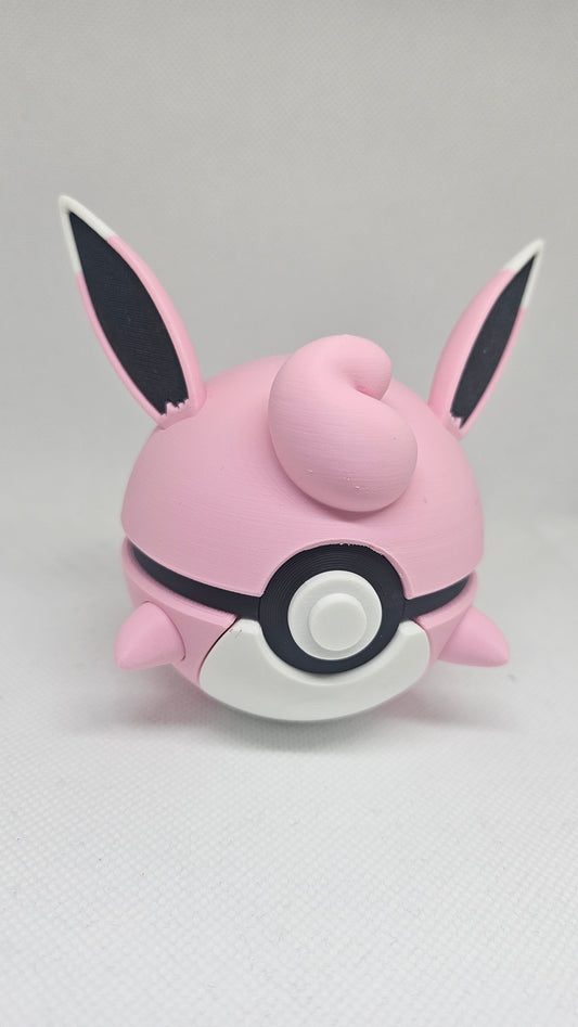 #0040 Wigglytuff Ball – 3D Printed Pokéball (7 cm)