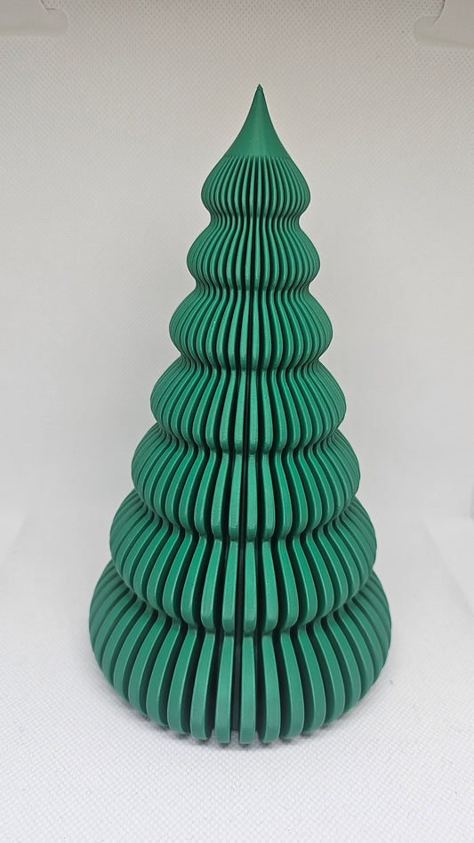 Geometrische Kerstboom – 3D Geprint Beeldje (17,5 cm)