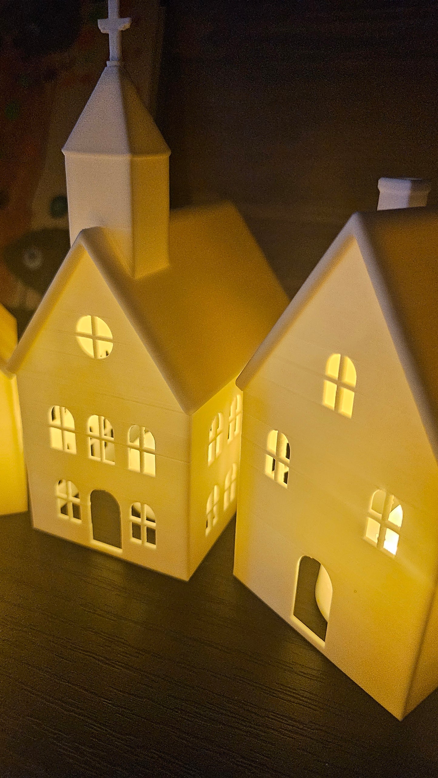 🏠 Kerstdorp – 3D Geprinte Huizenset (5-delig)