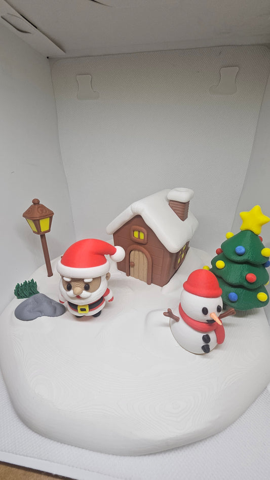 Kerstdorp Diorama – Limited One-of-a-Kind Edition (Hand-Assembled)