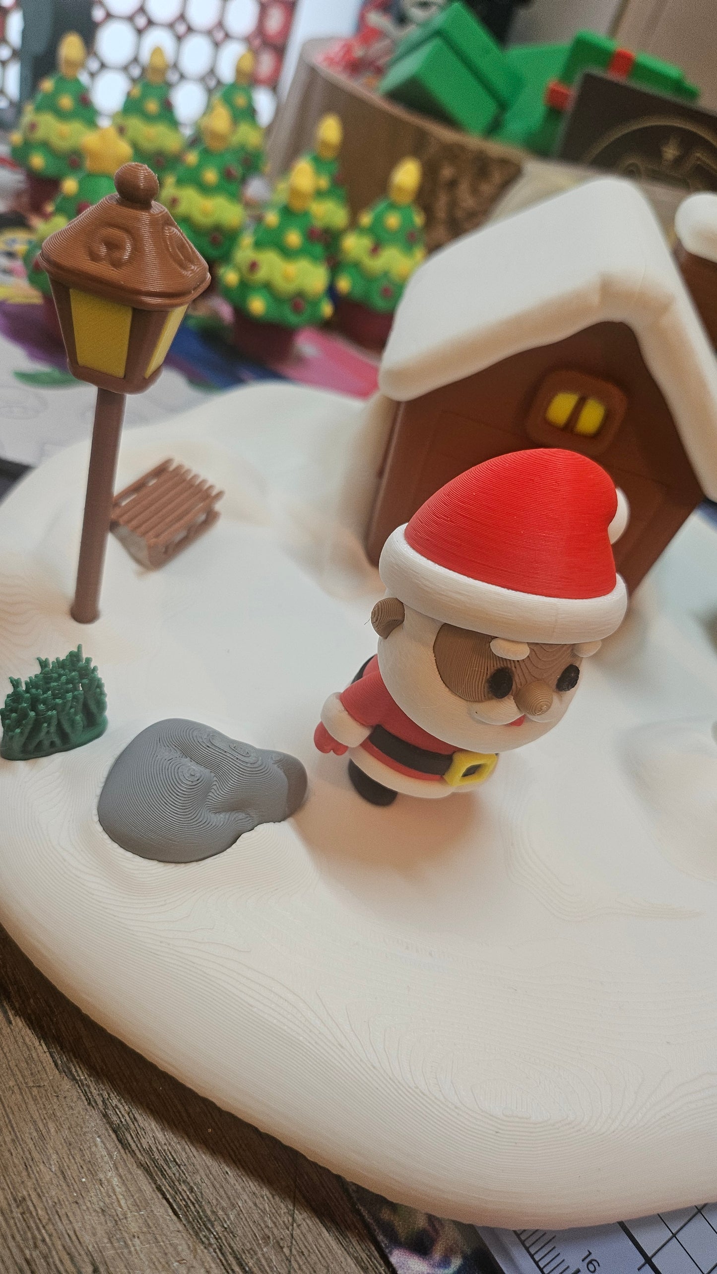 Kerstdorp Diorama – Limited One-of-a-Kind Edition (Hand-Assembled)