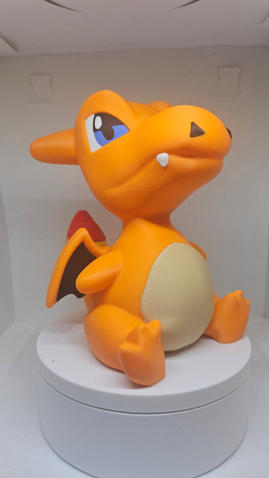 🔥 Chibi Charizard – 3D Printed Figure