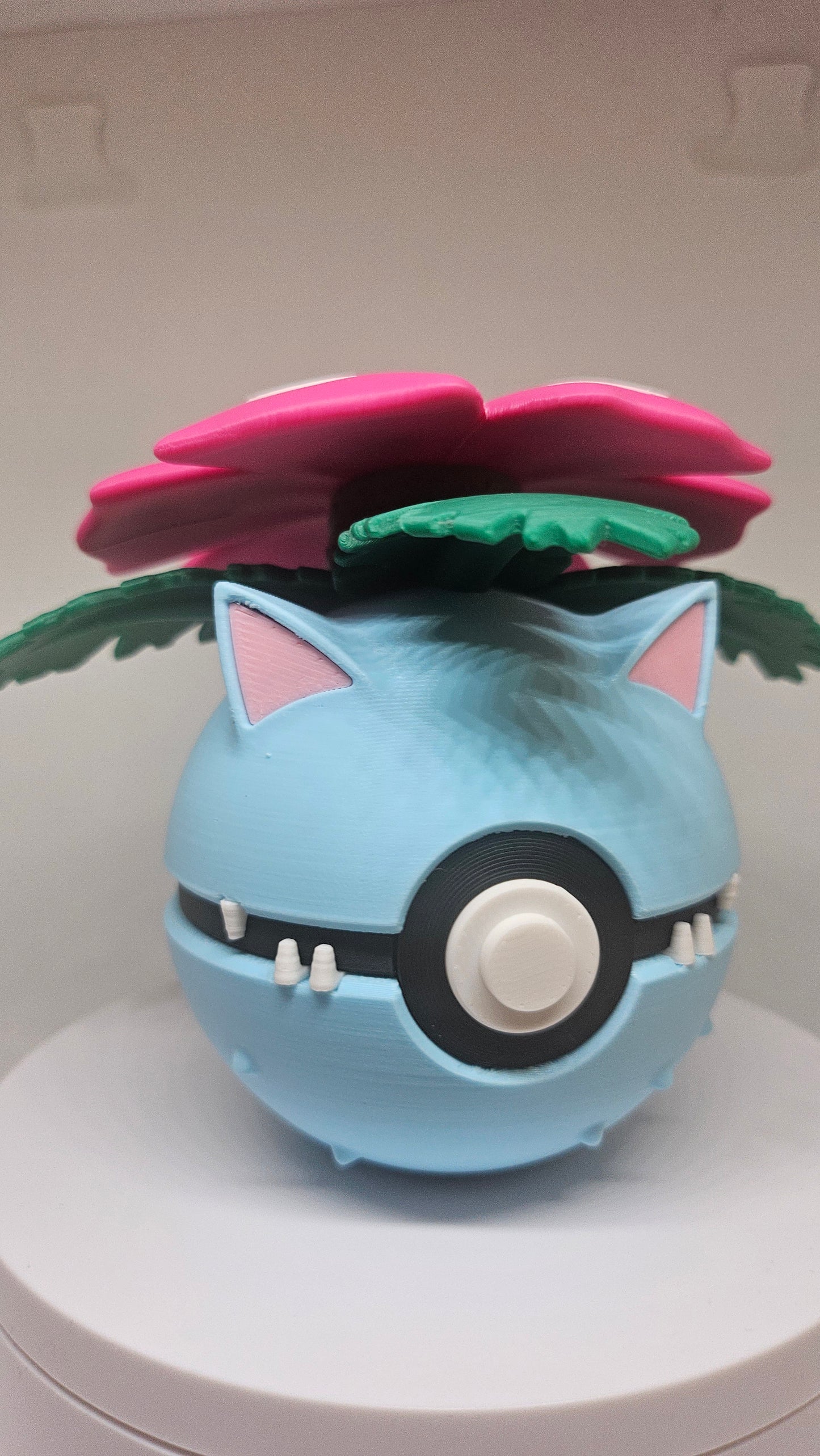 #0003 Venusaur Ball – 3D Printed Pokéball (7 cm)