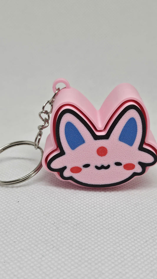 Chibi Espeon Fidget Clicker - Keychain