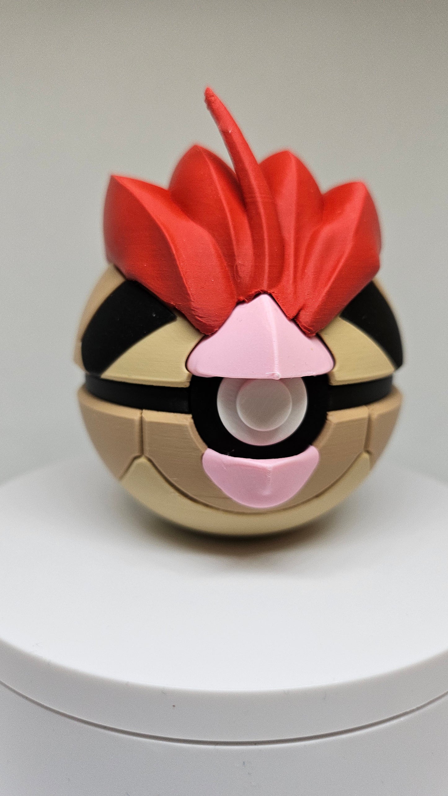 #0017 Pidgeotto Ball – 3D Printed Pokéball (7 cm)