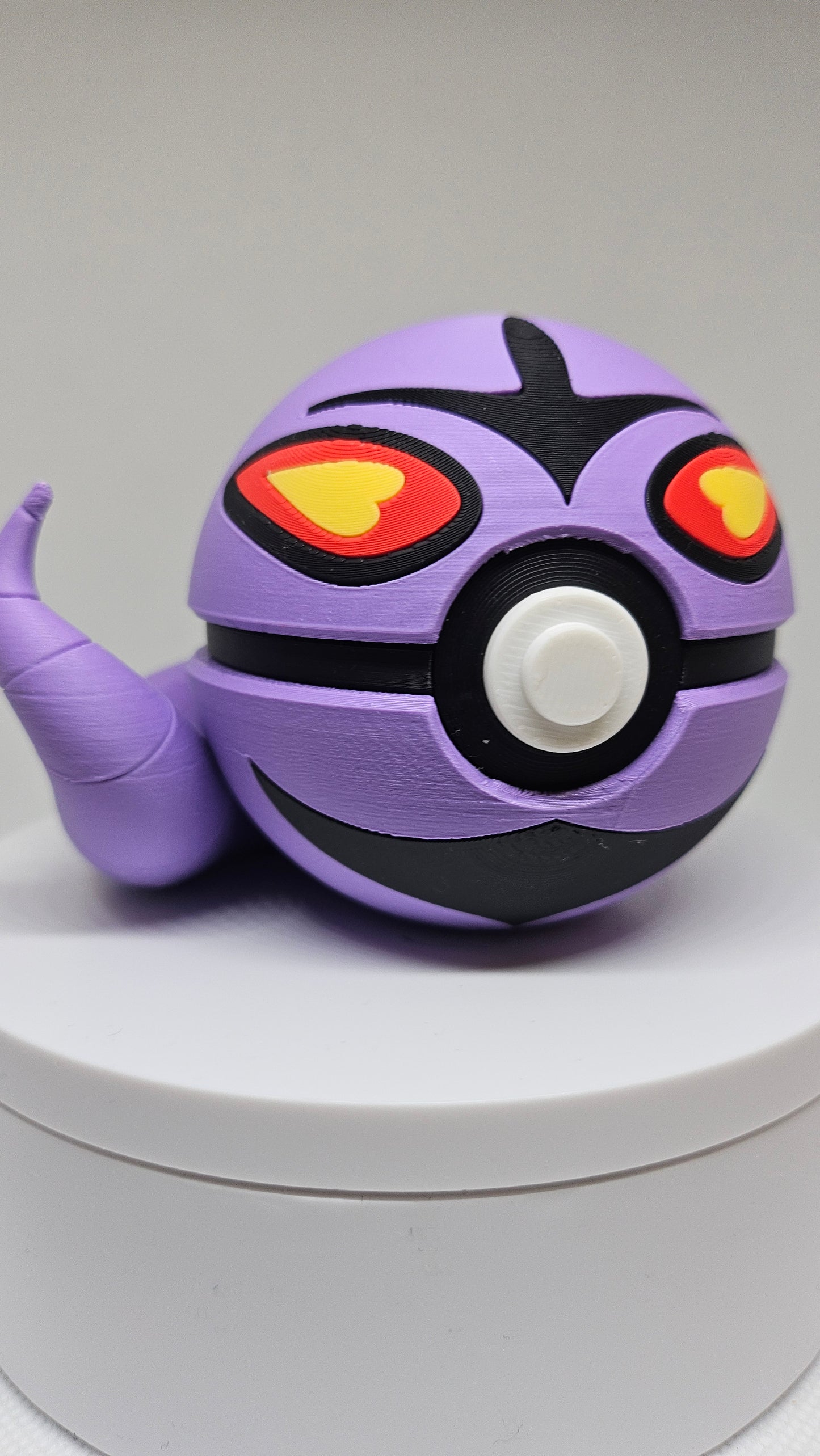 #0024 Arbok Ball – 3D Printed Pokéball (7 cm)