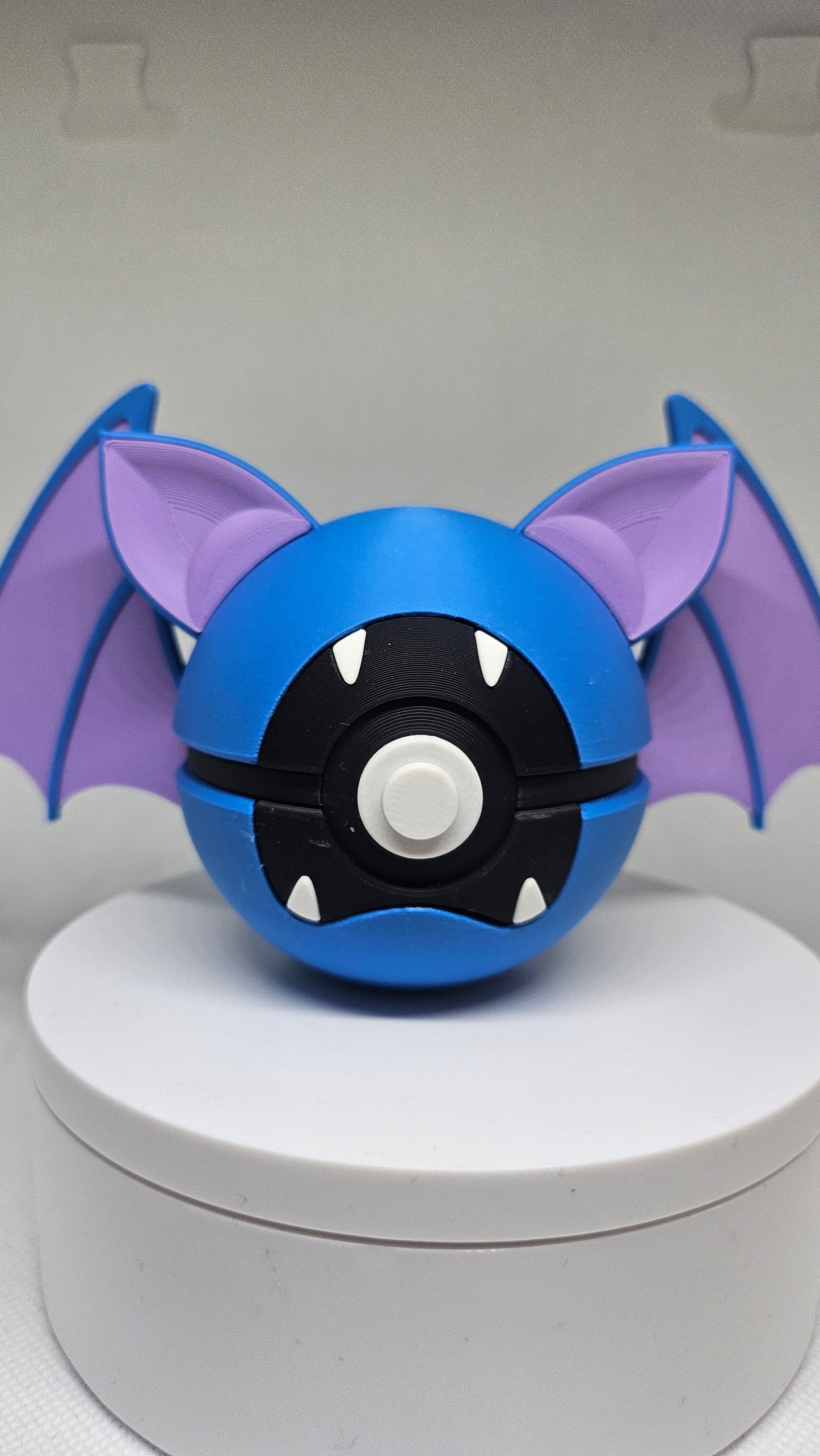 #0041 Zubat Ball - 3D Printed Pokéball (7 cm)