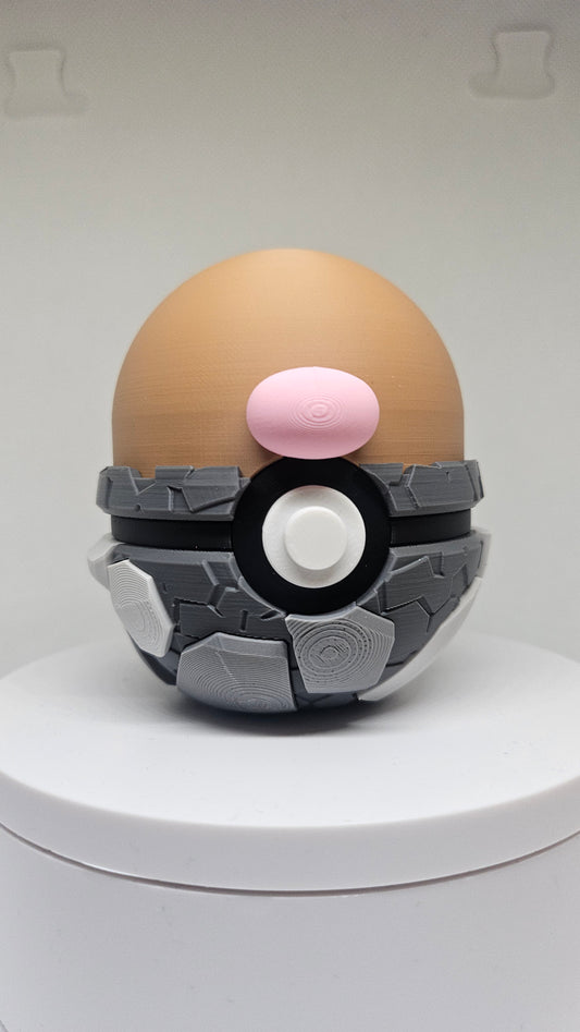 #0050 Diglett Ball - 3D Printed Pokéball (7 cm)