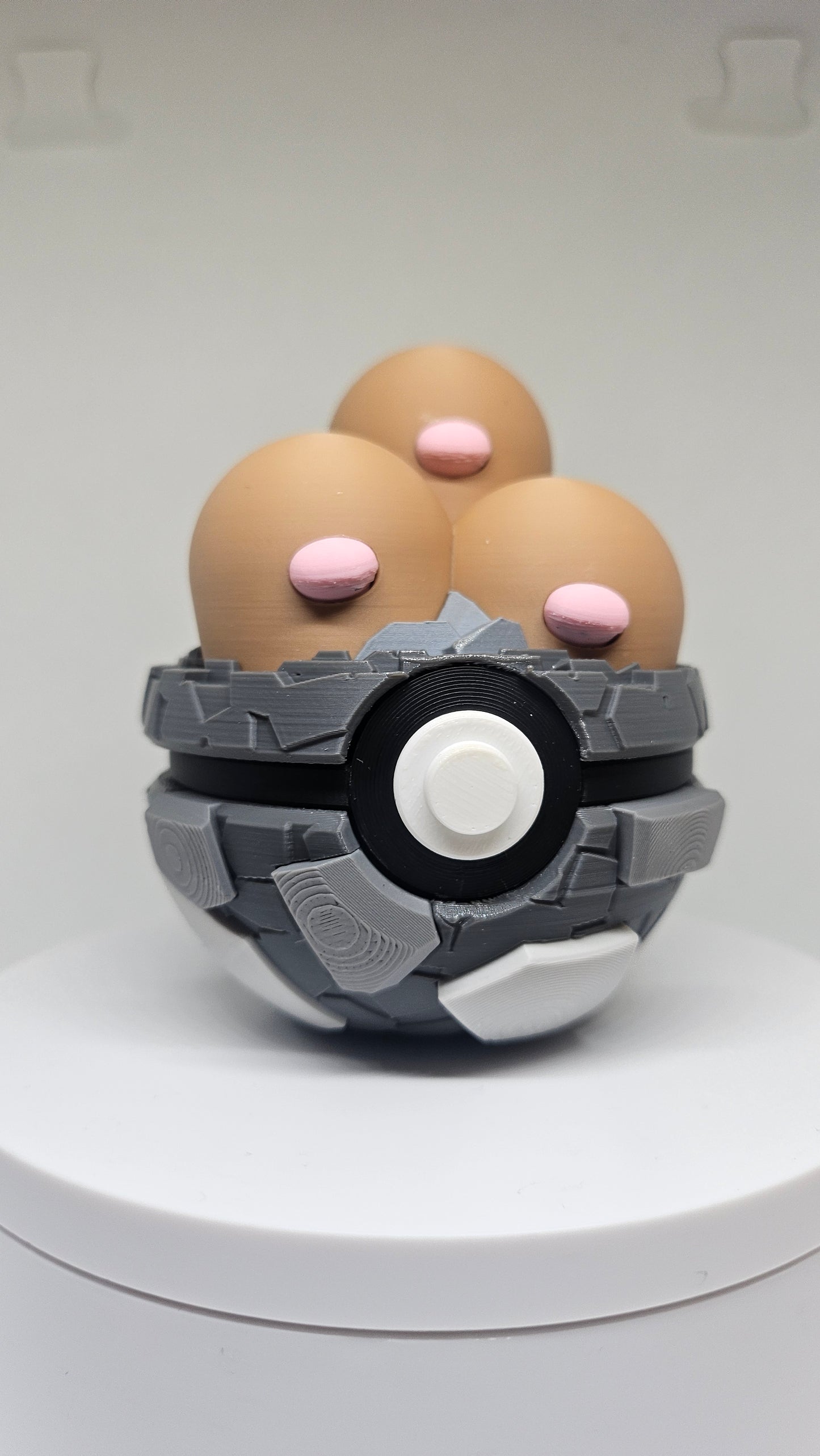 #0051 Dugtrio Ball - 3D Printed Pokéball (7 cm)