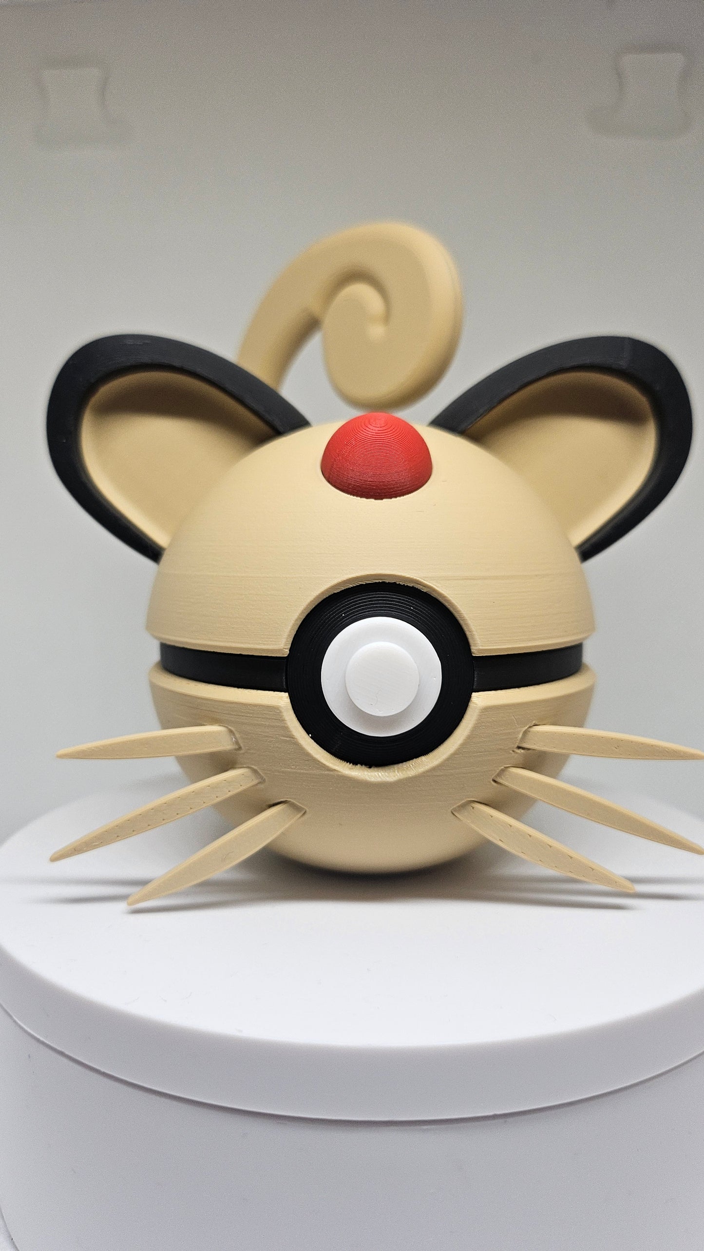 #0053 Persian Ball - 3D Printed Pokéball (7 cm)