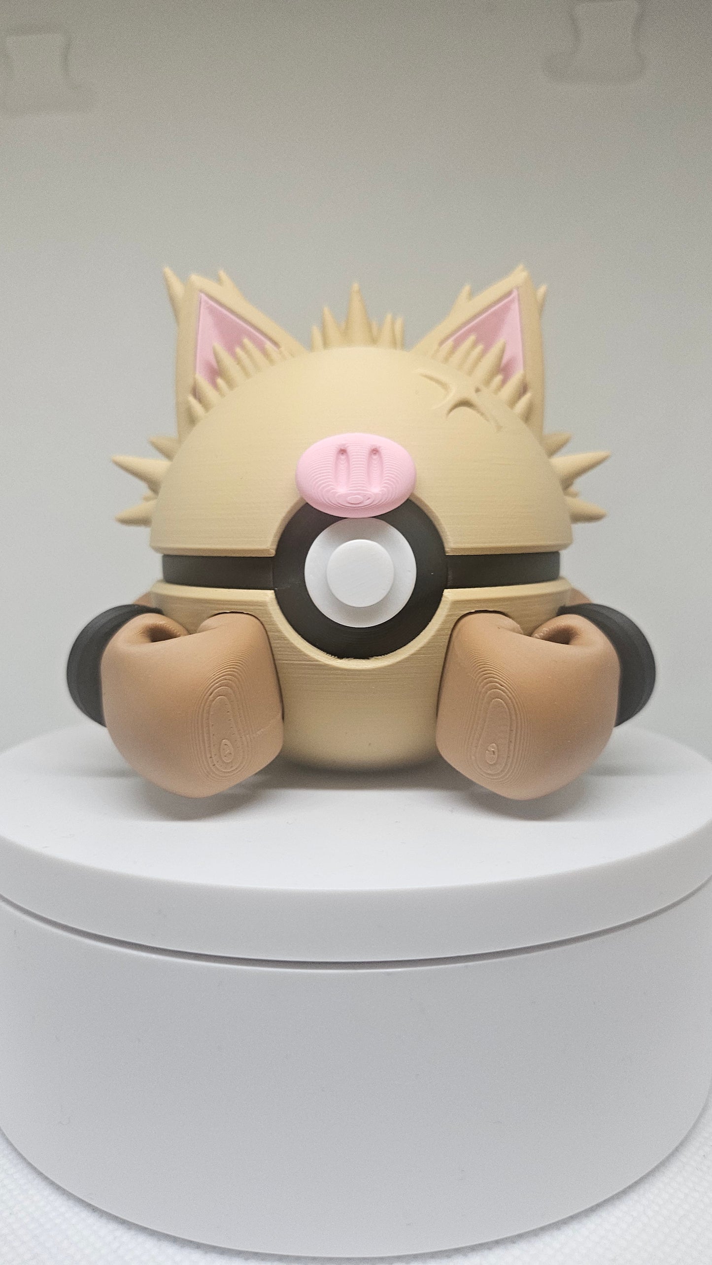 #0057 Primeape Ball - 3D Printed Pokéball (7 cm)