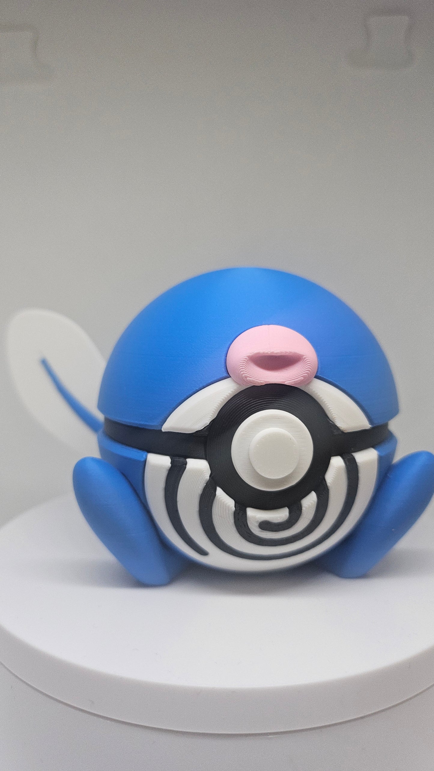 #0060 Poliwag Ball - 3D Printed Pokéball (7 cm)