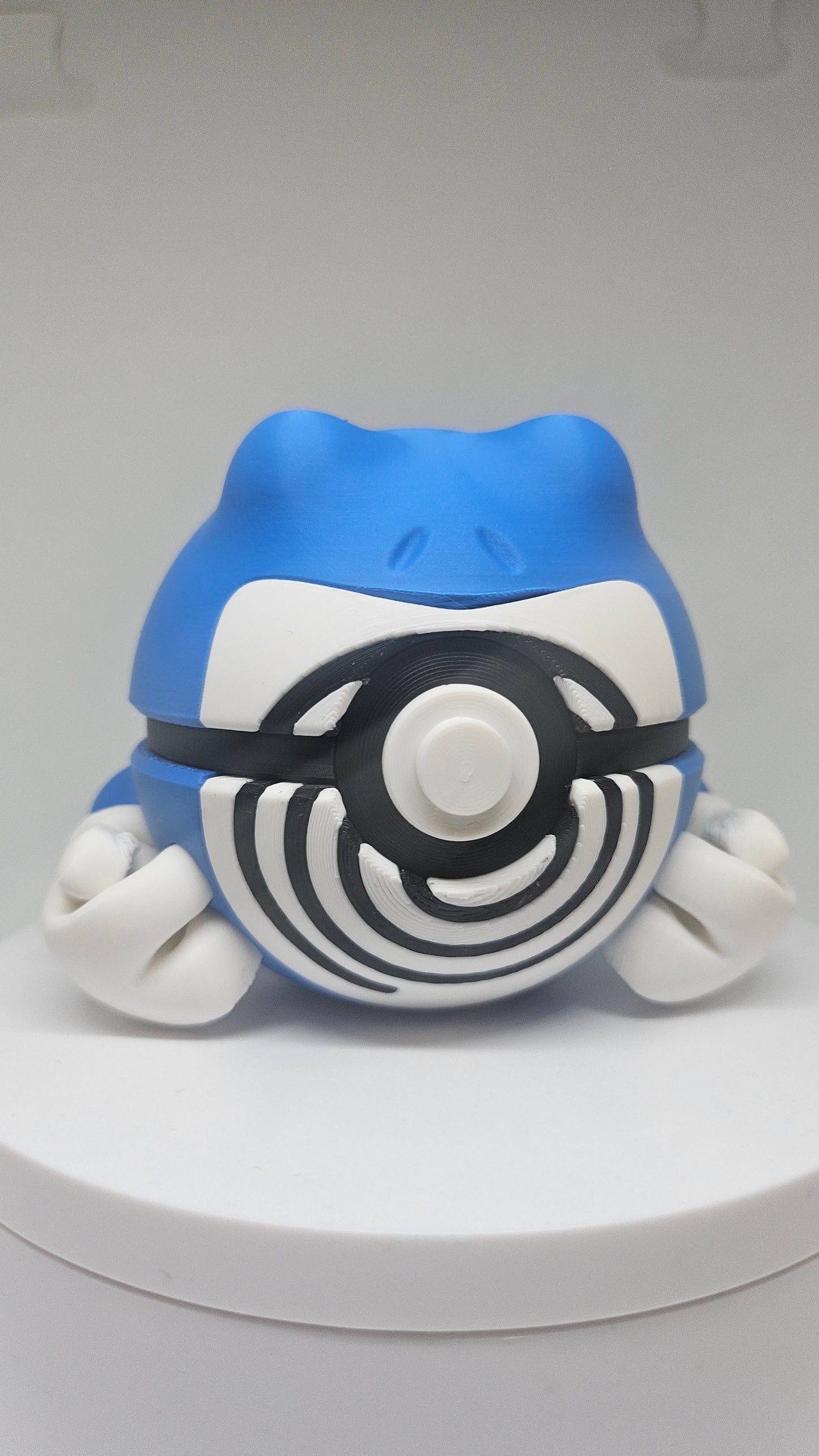 #0062 Poliwrath Ball - 3D Printed Pokéball (7 cm)