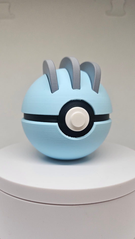 #0066 Machop Ball – 3D Printed Pokéball (7 cm)