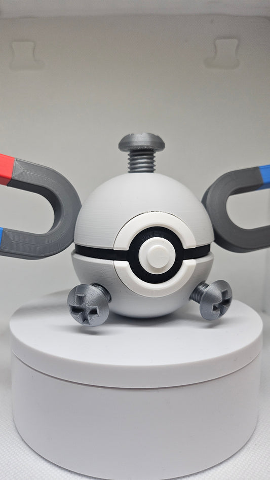 #0081 Magnemite Ball - 3D Printed Pokéball (7 cm)