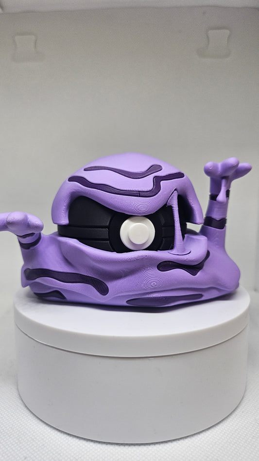 #0089 Muk Ball - 3D Printed Pokéball (7 cm)