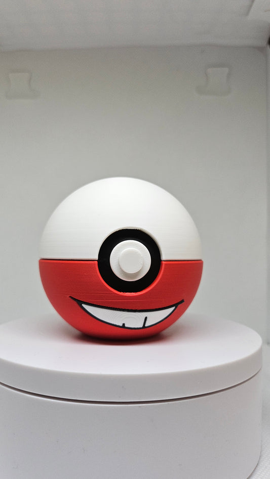 #0101 Electrode Ball - 3D Printed Pokéball (7 cm)