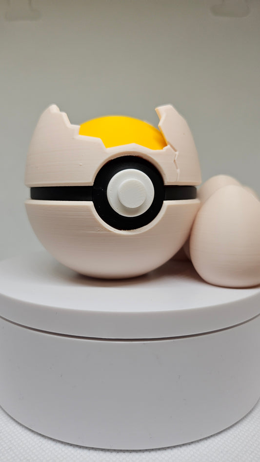 #0102 Exeggcute Ball - 3D Printed Pokéball (7 cm)