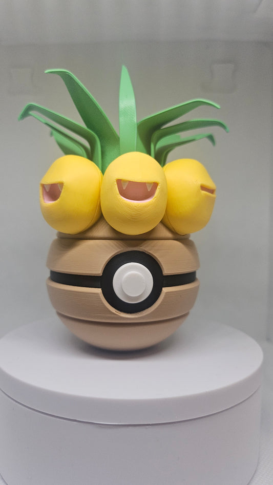 #0103 Exeggutor Ball - 3D Printed Pokéball (7 cm)