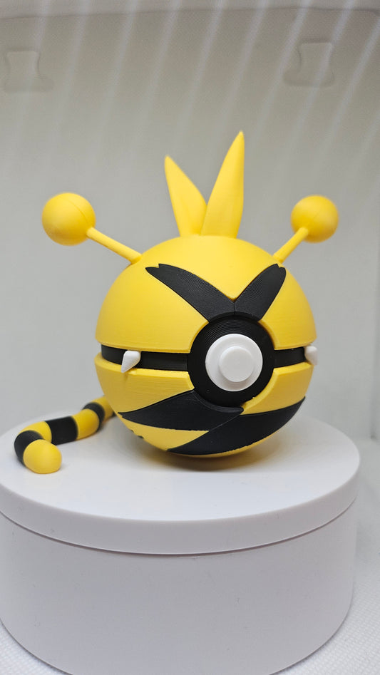 #0125 Electabuzz Ball - 3D Printed Pokéball (7 cm)
