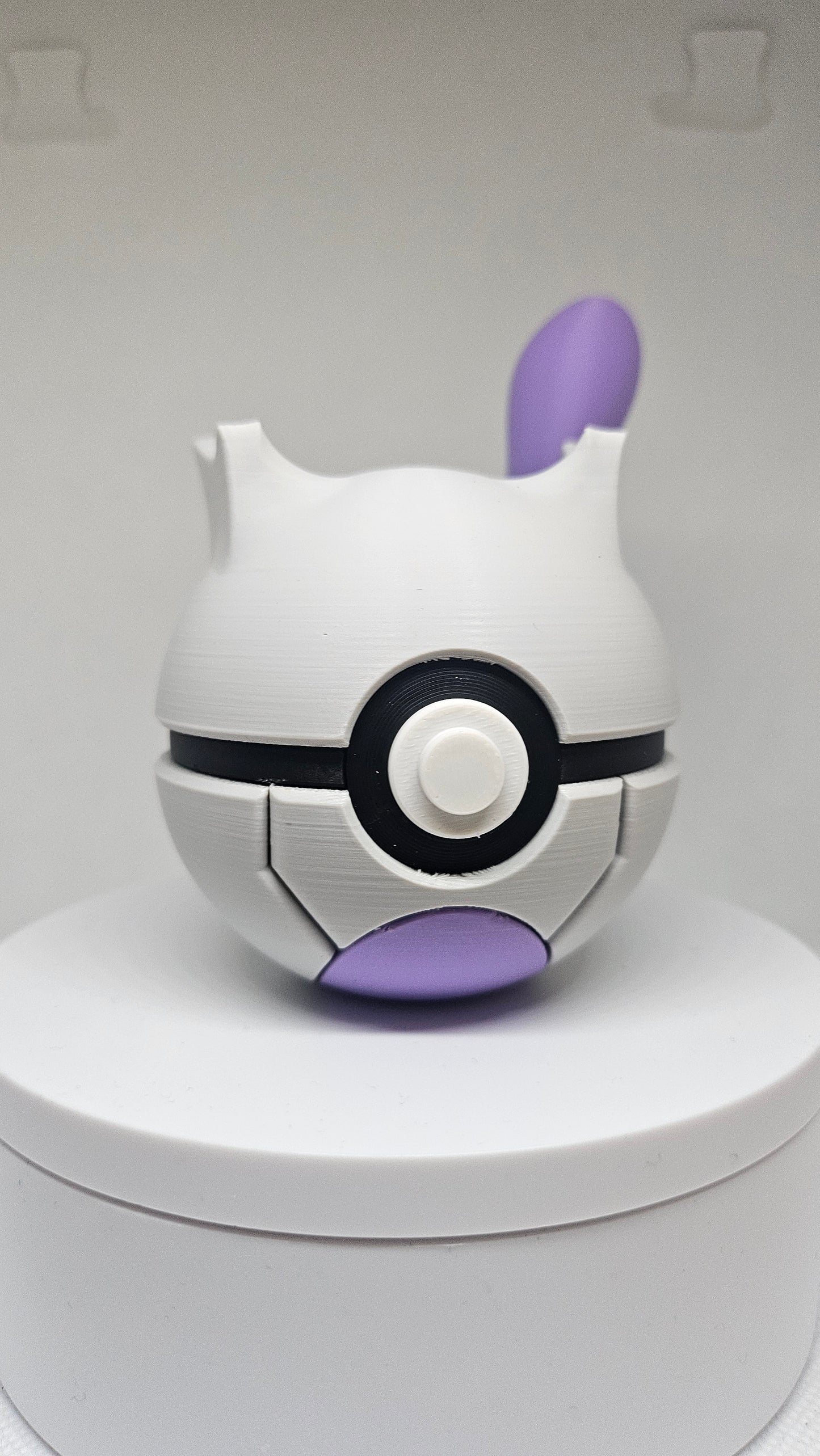 #0150 Mewtwo Ball - 3D Printed Pokéball (7 cm)