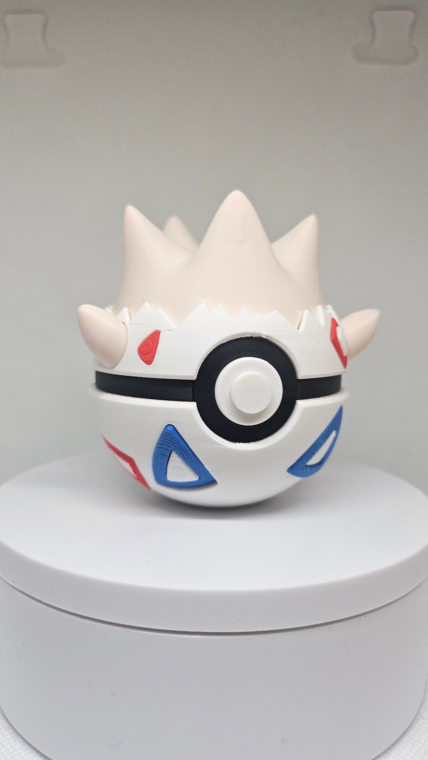 #0175 Togepi Ball - 3D Printed Pokéball (7 cm)