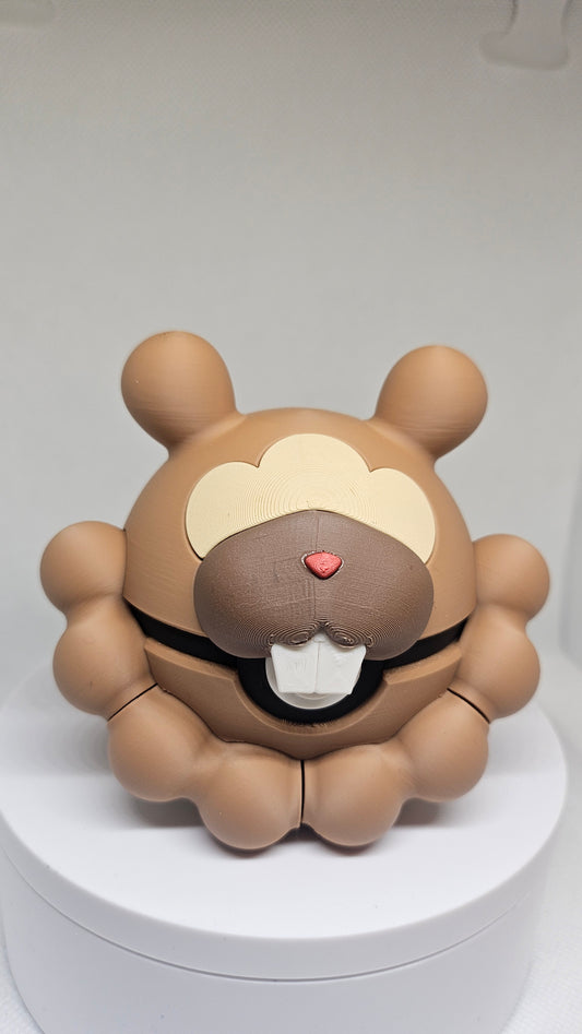 #0399 Bidoof Ball - 3D Printed Pokéball (7 cm)