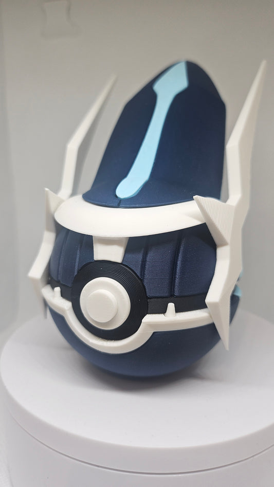 #0483 Dialga Ball - 3D Printed Pokéball (7 cm)