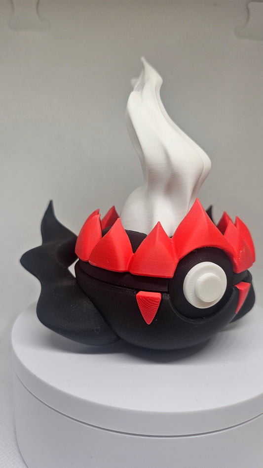 #0491 Darkrai Ball - 3D Printed Pokéball (7 cm)