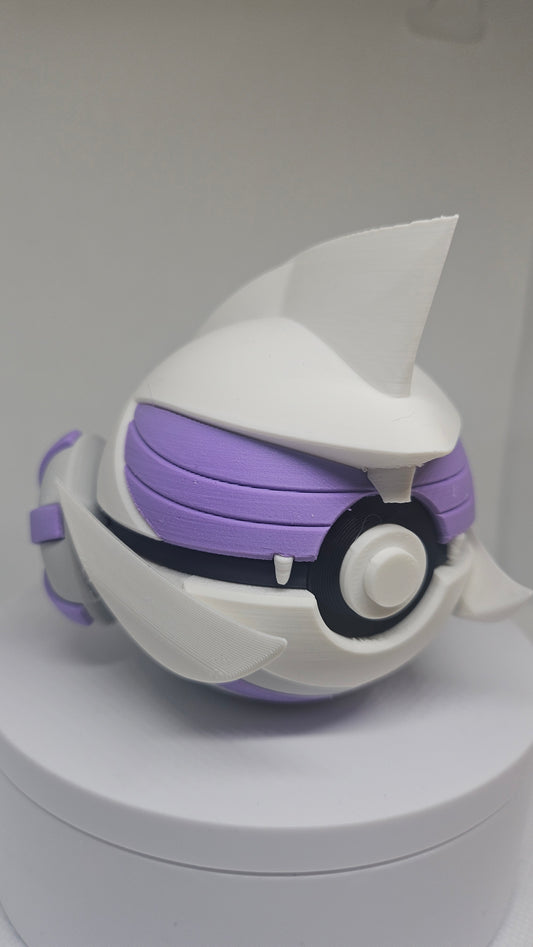 #0484 Palkia Ball - 3D Printed Pokéball (7 cm)