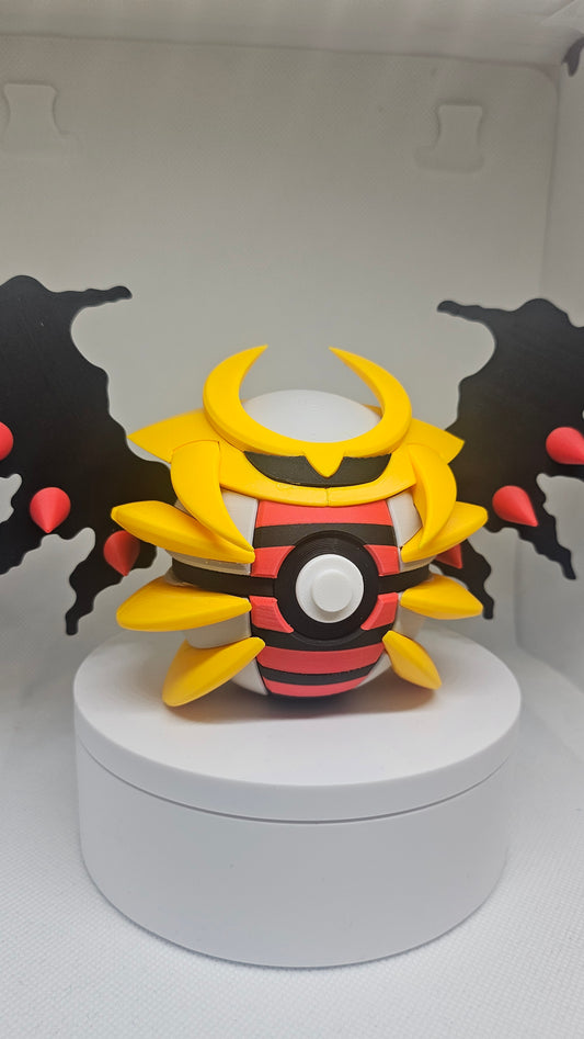 #0487 Giratina Ball - 3D Printed Pokéball (7 cm)